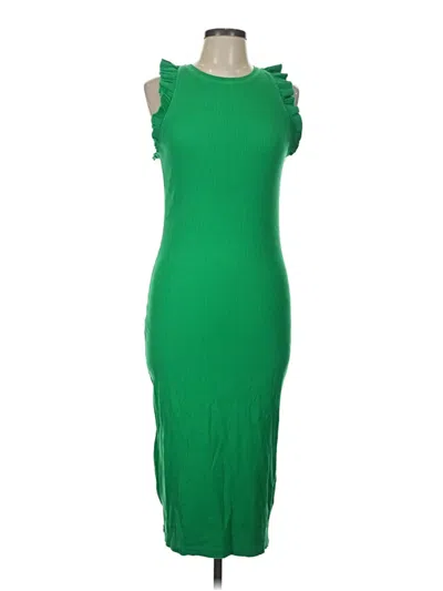 Pre-owned Zara Cocktail Dress In Green