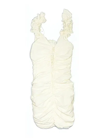 Pre-owned Zara Cocktail Dress In Ivory