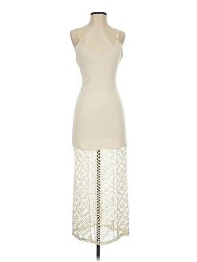Pre-owned Zara Cocktail Dress In Ivory
