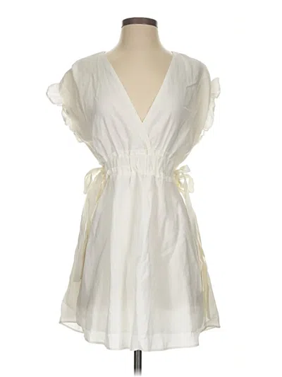 Pre-owned Zara Cocktail Dress In Ivory