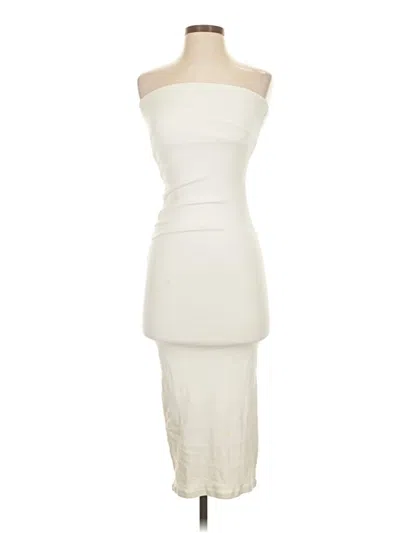 Pre-owned Zara Cocktail Dress In Ivory