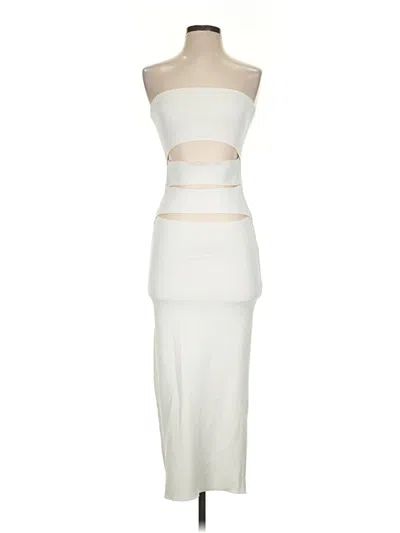 Pre-owned Zara Cocktail Dress In Ivory