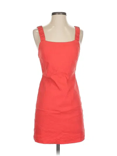 Pre-owned Zara Cocktail Dress In Orange