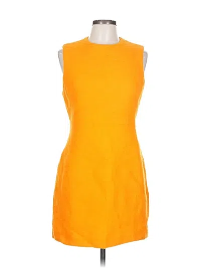 Pre-owned Zara Cocktail Dress In Orange