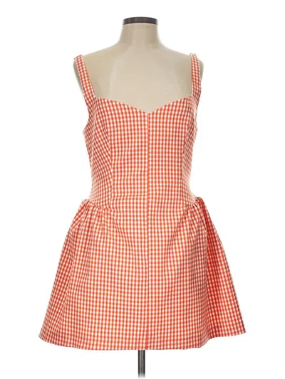 Zara Cocktail Dress In Orange