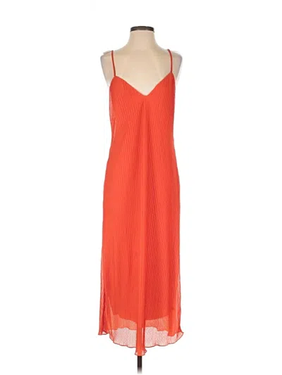Pre-owned Zara Cocktail Dress In Orange