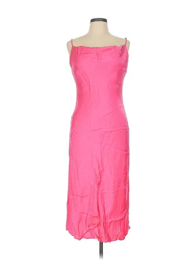 Pre-owned Zara Cocktail Dress In Pink