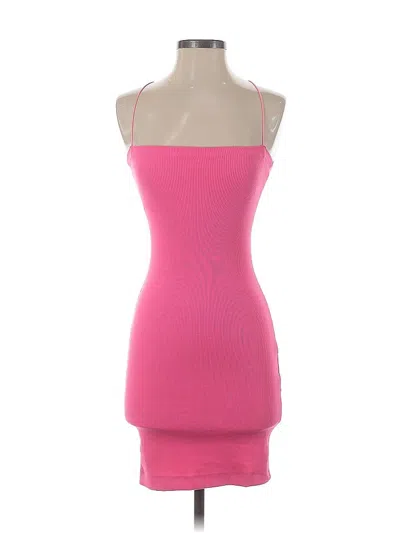 Pre-owned Zara Cocktail Dress In Pink