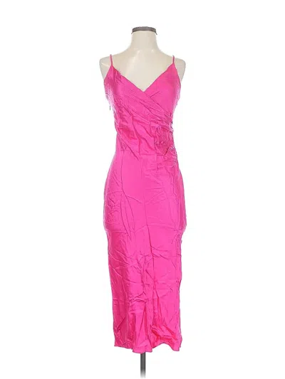 Pre-owned Zara Cocktail Dress In Pink