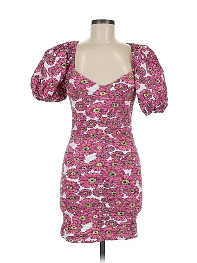 Pre-owned Zara Cocktail Dress In Pink