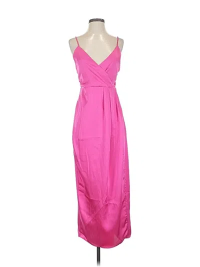 Pre-owned Zara Cocktail Dress In Pink
