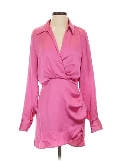 Pre-owned Zara Cocktail Dress In Pink