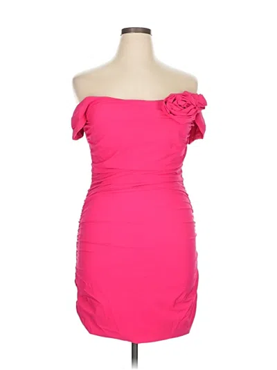 Zara Cocktail Dress In Pink