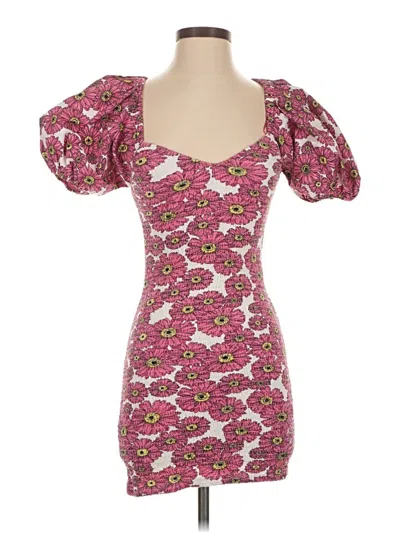 Pre-owned Zara Cocktail Dress In Pink