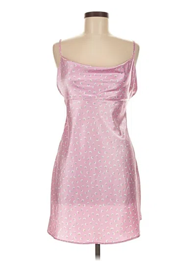 Pre-owned Zara Cocktail Dress In Pink