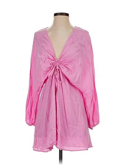 Pre-owned Zara Cocktail Dress In Pink