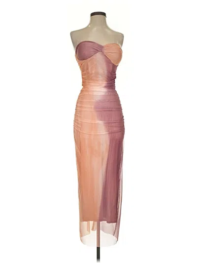 Pre-owned Zara Cocktail Dress In Pink