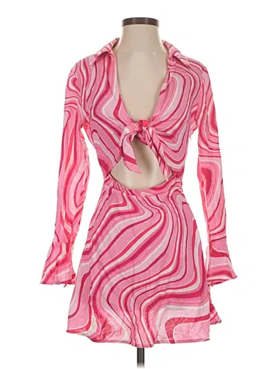 Pre-owned Zara Cocktail Dress In Pink