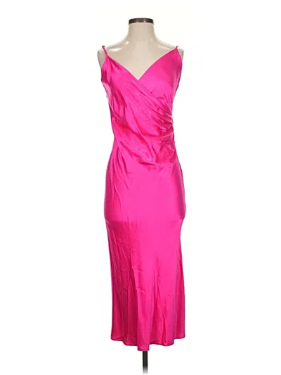 Pre-owned Zara Cocktail Dress In Pink