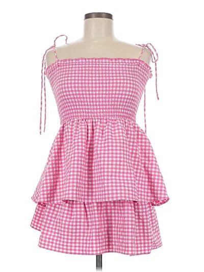 Pre-owned Zara Cocktail Dress In Pink