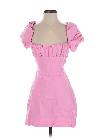 Pre-owned Zara Cocktail Dress In Pink
