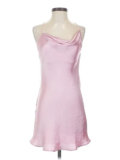 Pre-owned Zara Cocktail Dress In Pink