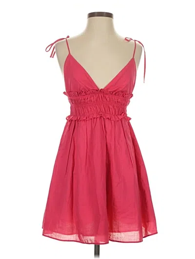 Pre-owned Zara Cocktail Dress In Pink