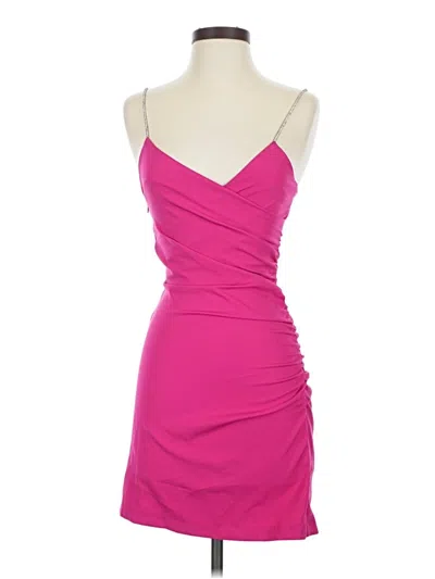 Pre-owned Zara Cocktail Dress In Pink