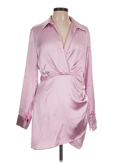 Pre-owned Zara Cocktail Dress In Pink