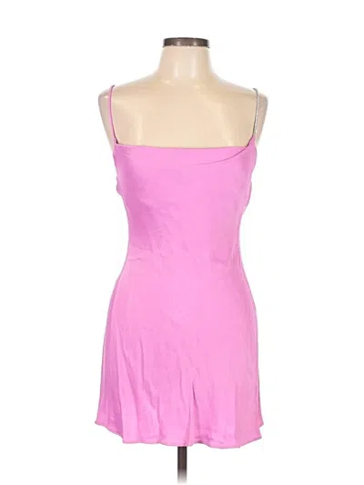 Pre-owned Zara Cocktail Dress In Pink