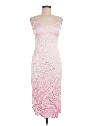 Pre-owned Zara Cocktail Dress In Pink