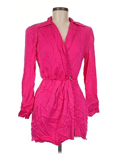 Pre-owned Zara Cocktail Dress In Pink