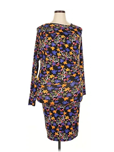 Pre-owned Zara Cocktail Dress In Purple