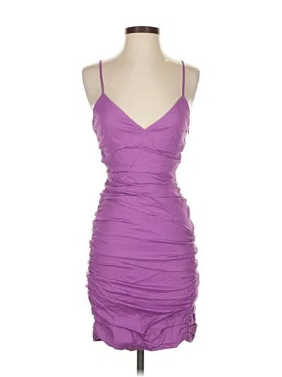 Pre-owned Zara Cocktail Dress In Purple