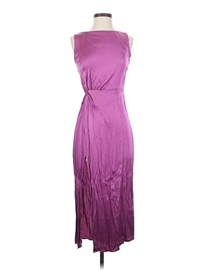 Pre-owned Zara Cocktail Dress In Purple