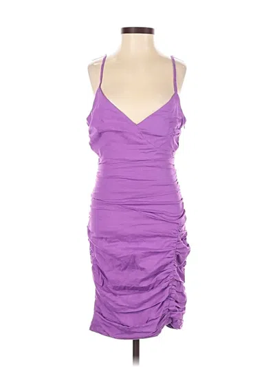 Pre-owned Zara Cocktail Dress In Purple