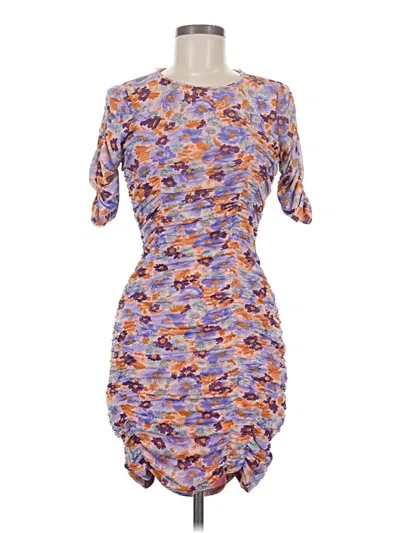 Pre-owned Zara Cocktail Dress In Purple