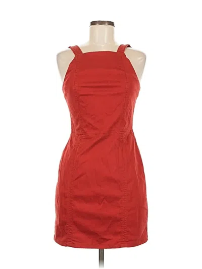 Pre-owned Zara Cocktail Dress In Red