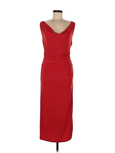 Pre-owned Zara Cocktail Dress In Red