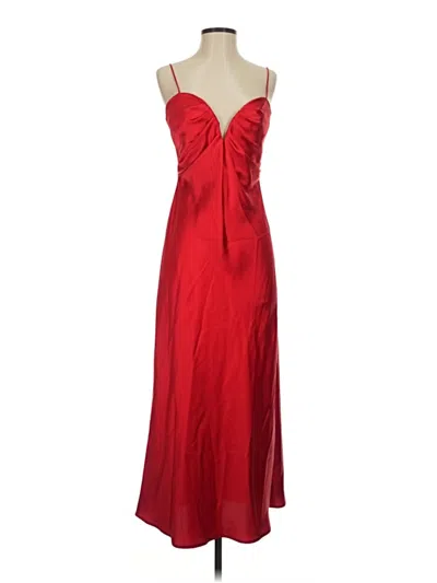Pre-owned Zara Cocktail Dress In Red