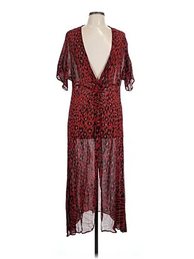 Pre-owned Zara Cocktail Dress In Red