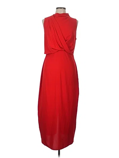 Pre-owned Zara Cocktail Dress In Red