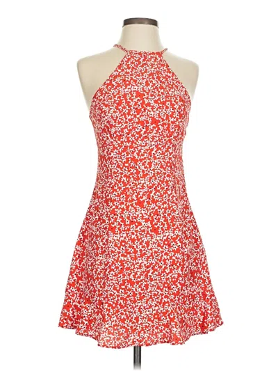 Pre-owned Zara Cocktail Dress In Red