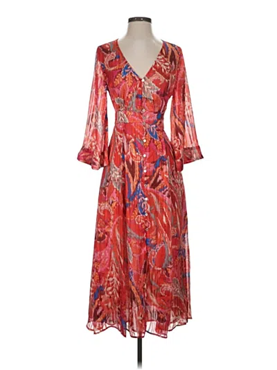Pre-owned Zara Cocktail Dress In Red