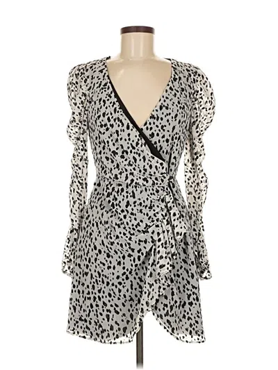 Pre-owned Zara Cocktail Dress In Silver