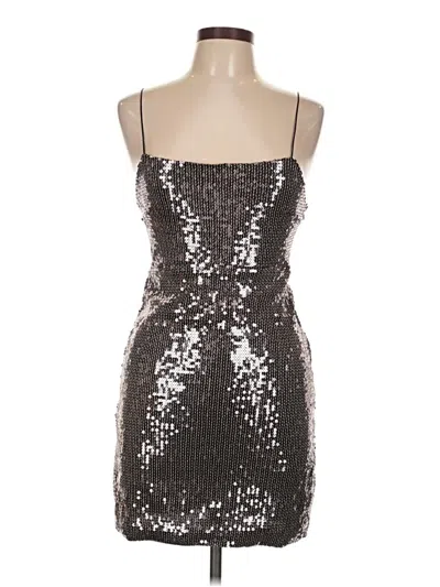 Zara Cocktail Dress In Silver