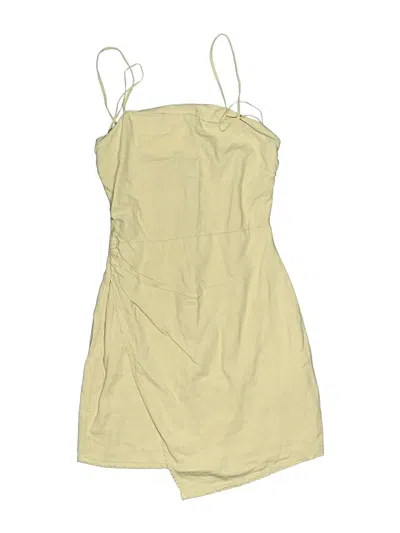 Pre-owned Zara Cocktail Dress In Tan
