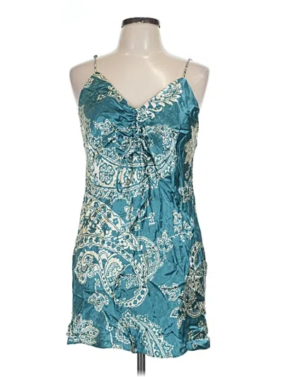 Zara Cocktail Dress In Teal
