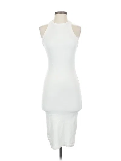 Pre-owned Zara Cocktail Dress In White
