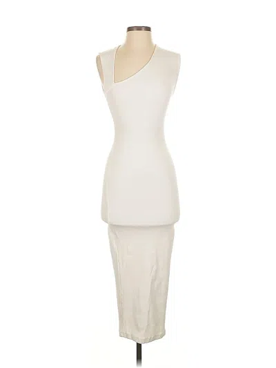 Pre-owned Zara Cocktail Dress In White